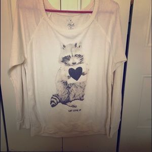 Raccoon Plush Tee